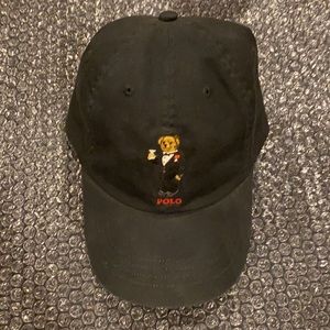 Polo Ralph Lauren Tuxedo Polo Bear Black Hat